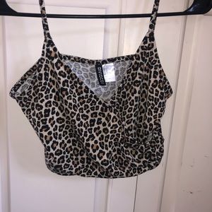Forever 21 cheetah crop top